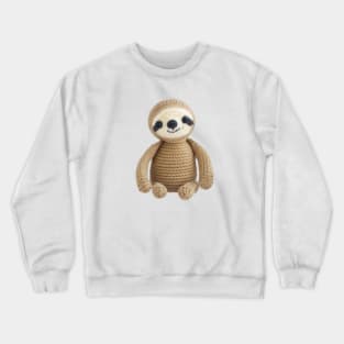 Sloth Crochet Baby Toy Crewneck Sweatshirt